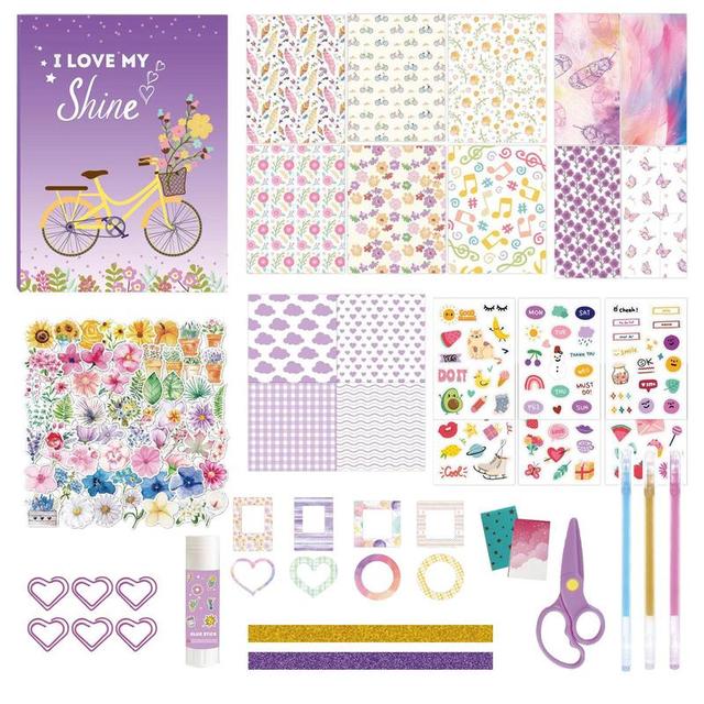 DIY Journal Set For Teen Girl Gifts Scrapbook Kit Journaling Arts Craft Kit  Girls Toy Kids